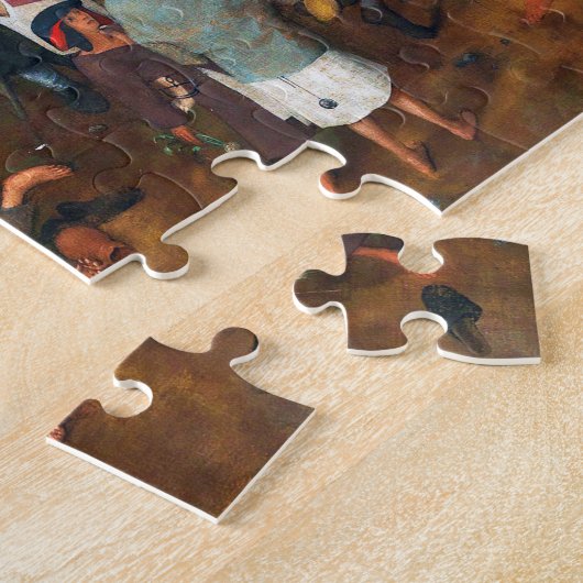 De wijn van Sint-Maarten, Pieter Bruegel Legpuzzel (Zijkant)