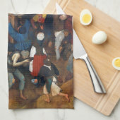 De wijn van Sint-Maarten, Pieter Bruegel Theedoek (Quarter Fold)