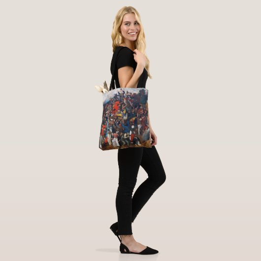 De wijn van Sint-Maarten, Pieter Bruegel Tote Bag (Op model)