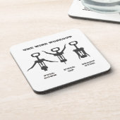 De wijnbereiding bier onderzetter (Linkerzijde)