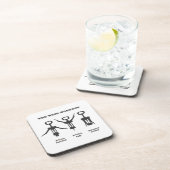 De wijnbereiding bier onderzetter (Rechterzijde)