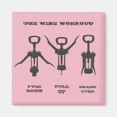 De wijnbereiding magneet (Voorkant)