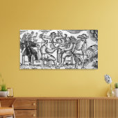 De wijnCoopers zijn van Canvas Afdruk (Insitu (Woonkamer))