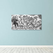 De wijnCoopers zijn van Canvas Afdruk (Insitu (Houten vloer))