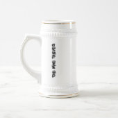 de wijndieven Nun met een Pistool bier Stein Bierpul (Links)