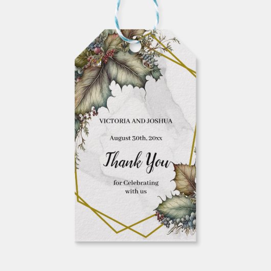 De Wijngaard Cadeaulabel (Achterkant)