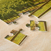De wijngaard en de vallei met een bos - legpuzzel (Zijkant)