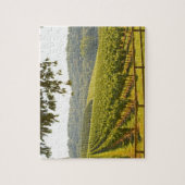 De wijngaard en de vallei met een bos - legpuzzel (Verticaal)