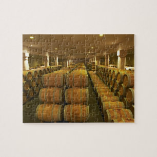 De wijngaard, vat verouderingskelder - Chateau Bar Legpuzzel