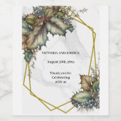 De Wijngaard Wijn Etiket (Enkel label)