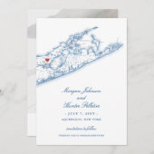 De wijngaarden bij Aquebogue Elegant Wedding Save The Date (Voorkant / Achterkant)