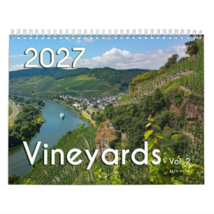 De wijnkalender 2027 - Wijngaarden, Vol. 2 Kalender