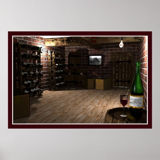 De wijnkelder (Guest Vineyards) Poster (Voorkant)