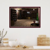 De wijnkelder (Guest Vineyards) Poster (Keuken)