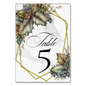 De wijnkelder tafelnummerkaart kaart (Achterkant)