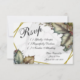 De wijnmakerij RSVP-kaart RSVP Kaartje