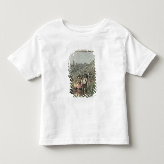 De wijnoogst kinder shirts (Voorkant)