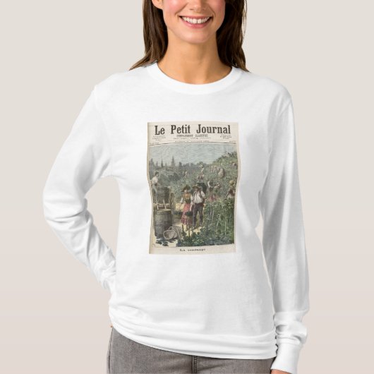De wijnoogst t-shirt (Voorkant)