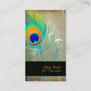 De wijnoogst van PixDezines eacock+filigraan Visitekaartje