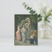 De Wijnpers van Pierre Puvis de Chavannes Briefkaart (Staand voorkant)