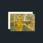 De wijnstok van Carl Larsson Bedankkaart<br><div class="desc">Carl Larsson - The Vine,  1884. Carl Olof Larsson (1853-1919) was een Zweedse schilder die representatief was voor de Arts and Crafts-beweging.</div>