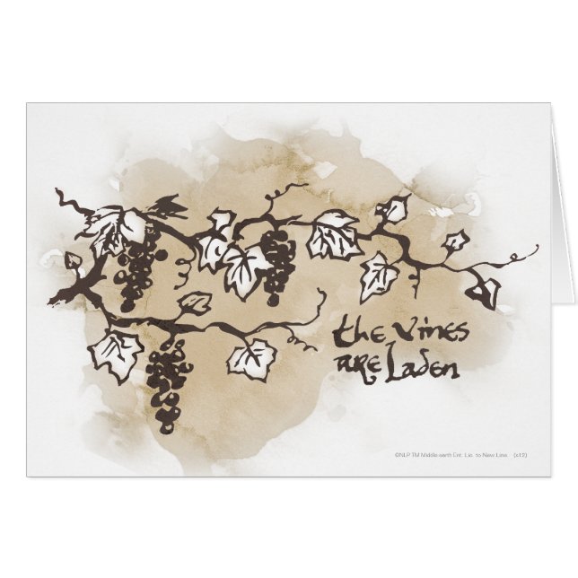 De wijnstokken zijn in bedwang (Voorkant Horizontaal)