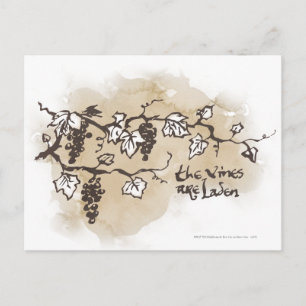 De wijnstokken zijn in bedwang briefkaart