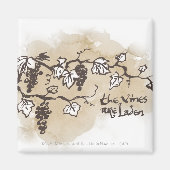 De wijnstokken zijn in bedwang magneet (Voorkant)