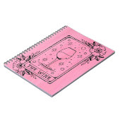 De wijntarot Kaart Notitieboek (Linkerzijde)