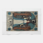 De wijntarot Kaart Theedoek (Horizontaal)