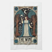 De wijntarot Kaart Theedoek (Verticaal)