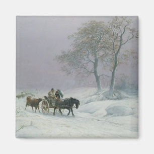 De wijnweg op de markt magneet