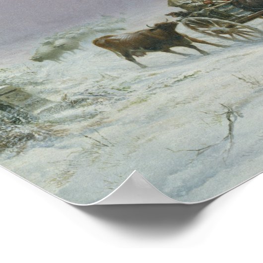 De wijnweg op de markt poster (Hoek)