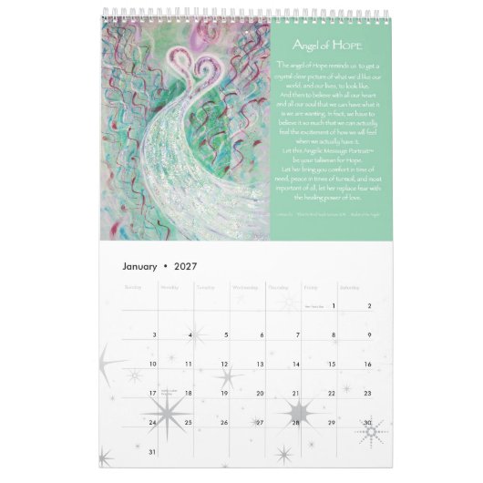 De wijsheid van de Angels 2015-kalender Kalender (Jan 2027)