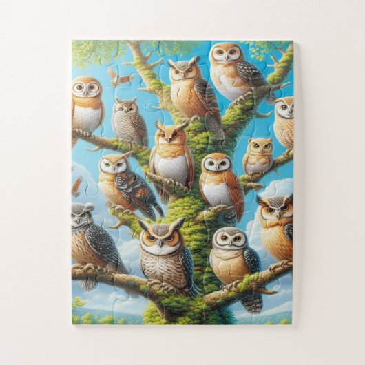 De wijsheid van de Bossen uil puzzel (Verticaal)