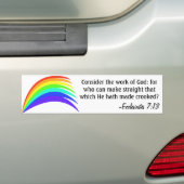 De wijsheid van God Bumpersticker (Op auto)