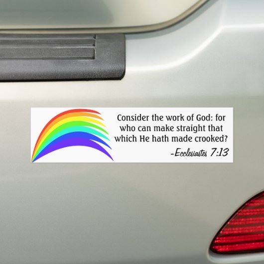 De wijsheid van God Bumpersticker (Op auto)