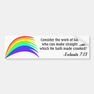 De wijsheid van God Bumpersticker