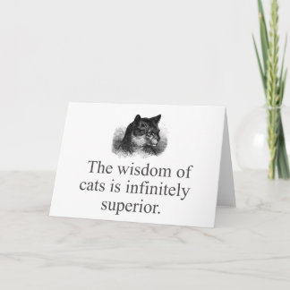 De wijsheid van katten kaart