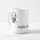 De wijsheid van Socrates Koffiemok (Voorkant links)