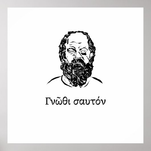 De wijsheid van Socrates Poster (Voorkant)