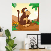 De wijze apen die spreken 1/3 poster (Thuiskantoor)