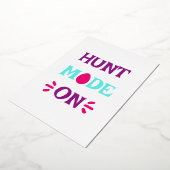 De wijze van de hak op het grappige Citaat gelukki Folie Uitnodiging (Gedraaid)