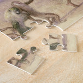 De wijze van gebruik en de douane van apen legpuzzel (Zijkant)