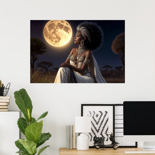 De wijze vrouw poster (Thuiskantoor)