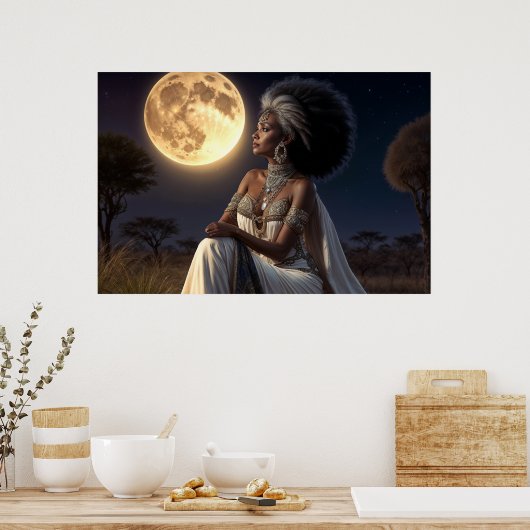 De wijze vrouw poster (Keuken)