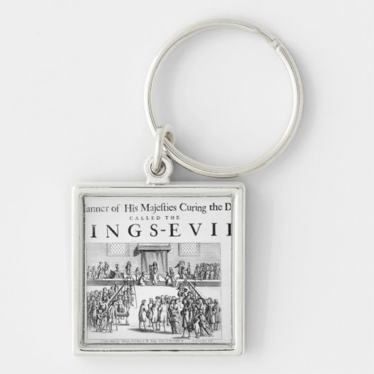 De wijze waarop zijne majesteit de ziekte geneest sleutelhanger (Voorkant)