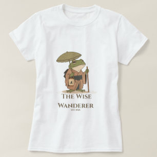 De Wijze Zwerverskikker met Lantaarn Illustratie T-shirt