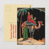 De Wijzen Kerstansichtkaart Briefkaart (Voorkant / Achterkant)