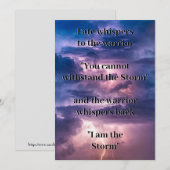 De Wijzen van het lot aan het Wenskaart van de War Kaart (Voorkant / Achterkant)